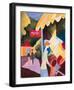 Modefenste-Auguste Macke-Framed Premium Giclee Print