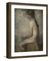 Model, 1886-Vilhelm Hammershoi-Framed Giclee Print