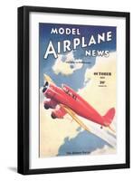 Model Airplane News Magazine Cover-null-Framed Art Print