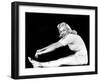 Model and Columbia Starlet Marilyn Monroe, Working Out, ca. 1948-null-Framed Photo