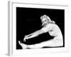 Model and Columbia Starlet Marilyn Monroe, Working Out, ca. 1948-null-Framed Photo