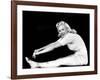 Model and Columbia Starlet Marilyn Monroe, Working Out, ca. 1948-null-Framed Photo