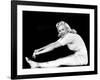 Model and Columbia Starlet Marilyn Monroe, Working Out, ca. 1948-null-Framed Photo