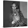 Model Antonia with Her Panther Tatch, 16 November 1967-null-Stretched Canvas