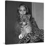 Model Antonia with Her Panther Tatch, 16 November 1967-null-Stretched Canvas