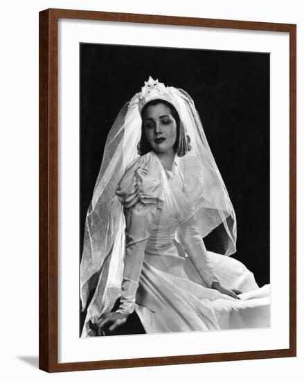Model Bride-null-Framed Photographic Print