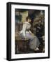 Model, by Napoleone Nani (1841-1899), Oil on Panel, 37X26 Cm, Italy, 19th Century-Napoleone Nani-Framed Giclee Print