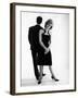 Model Couple-null-Framed Photographic Print