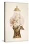 Model Covered Earthenware Vase Decorated with Phlox-Emile Gallé-Stretched Canvas