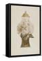 Model Covered Earthenware Vase Decorated with Phlox-Emile Gallé-Framed Stretched Canvas