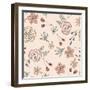 Model Cut Out Flowers-Effie Zafiropoulou-Framed Giclee Print