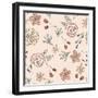 Model Cut Out Flowers-Effie Zafiropoulou-Framed Giclee Print
