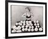 Model Demonstrating How to Wear Falsies-Bernard Hoffman-Framed Photographic Print