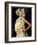 Model Displays Creation by Aya Furuhashi During Tokyo Fashion Week-null-Framed Photographic Print