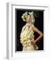 Model Displays Creation by Aya Furuhashi During Tokyo Fashion Week-null-Framed Photographic Print