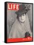 Model Elinor McIntyre Wearing Wimple, Medieval Forerunner of the Hat, January 2, 1939-Alfred Eisenstaedt-Framed Stretched Canvas