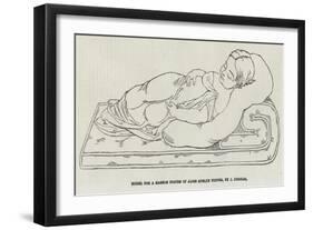 Model for a Marble Figure of Alich Evelyn Tupper-null-Framed Giclee Print