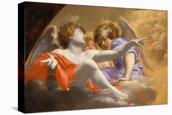Model for Altarpiece in St. Peter's, 1625-Simon Vouet-Stretched Canvas