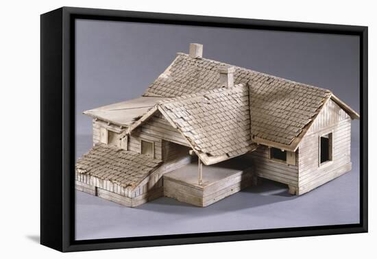 Model for Dorothy's Farmhouse in Kansas for the Film 'The Wizard of Oz', 1939-null-Framed Stretched Canvas