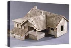 Model for Dorothy's Farmhouse in Kansas for the Film 'The Wizard of Oz', 1939-null-Stretched Canvas