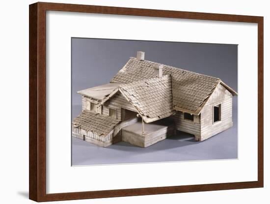 Model for Dorothy's Farmhouse in Kansas for the Film 'The Wizard of Oz', 1939-null-Framed Giclee Print