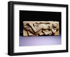 Model for Sculpture: the South Wind, 1929-Eric Gill-Framed Giclee Print