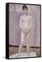 Model from the Front', 1886-1887, Oil on panel, 25 x 16 cm GEORGES SEURAT (1859-1891)-Georges SEURAT-Framed Stretched Canvas