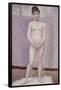 Model from the Front', 1886-1887, Oil on panel, 25 x 16 cm GEORGES SEURAT (1859-1891)-Georges SEURAT-Framed Poster