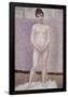 Model from the Front', 1886-1887, Oil on panel, 25 x 16 cm GEORGES SEURAT (1859-1891)-Georges SEURAT-Framed Poster