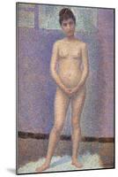 Model from the Front-Georges Seurat-Mounted Giclee Print