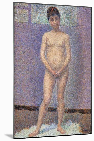 Model from the Front-Georges Seurat-Mounted Giclee Print