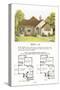 Model Home and Plan-null-Stretched Canvas