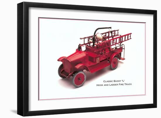 Model Hook and Ladder-null-Framed Art Print