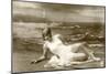 Model in a swim suit-French School-Mounted Photographic Print