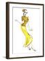 Model in an Eastern-inspired costume-Neale Osborne-Framed Giclee Print