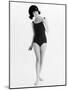 Model in Bathing Costume-null-Mounted Photographic Print