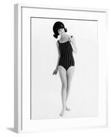 Model in Bathing Costume-null-Framed Photographic Print