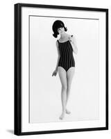 Model in Bathing Costume-null-Framed Photographic Print