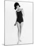 Model in Bathing Costume-null-Mounted Photographic Print