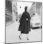 Model In Coat, France, 1950-The Chelsea Collection-Mounted Giclee Print
