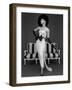 Model in John Cavanagh's Strapless Evening Gown, Spring 1957-John French-Framed Premium Giclee Print