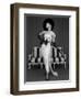 Model in John Cavanagh's Strapless Evening Gown, Spring 1957-John French-Framed Premium Giclee Print