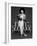 Model in John Cavanagh's Strapless Evening Gown, Spring 1957-John French-Framed Giclee Print
