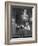 Model in Ostrich Feather Trimmed Gown Pausing to Regard Herself in Grand Mirror of Molyneux Atelier-Alfred Eisenstaedt-Framed Photographic Print