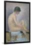 Model in Profile, 1886-Georges Seurat-Framed Giclee Print