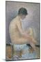 Model in Profile, 1886-Georges Seurat-Mounted Giclee Print