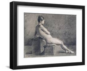 Model in Profile, C1853-1922-Leon Joseph Florentin Bonnat-Framed Giclee Print