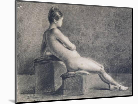 Model in Profile, C1853-1922-Leon Joseph Florentin Bonnat-Mounted Giclee Print