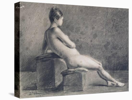 Model in Profile, C1853-1922-Leon Joseph Florentin Bonnat-Stretched Canvas