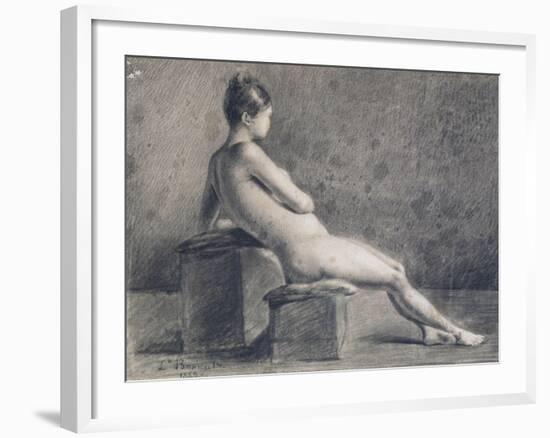 Model in Profile, C1853-1922-Leon Joseph Florentin Bonnat-Framed Giclee Print